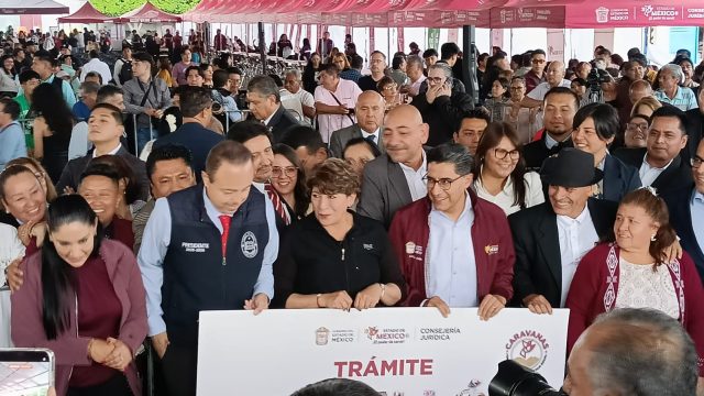 Caravanas por la Justicia Social alcanzan un millón de trámites en apoyo a familias mexiquenses