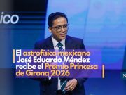 El astrofísico mexicano José Eduardo Méndez recibe el Premio Princesa de Girona 2026