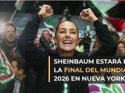 Sheinbaum estará en la final del Mundial 2026 en Nueva York