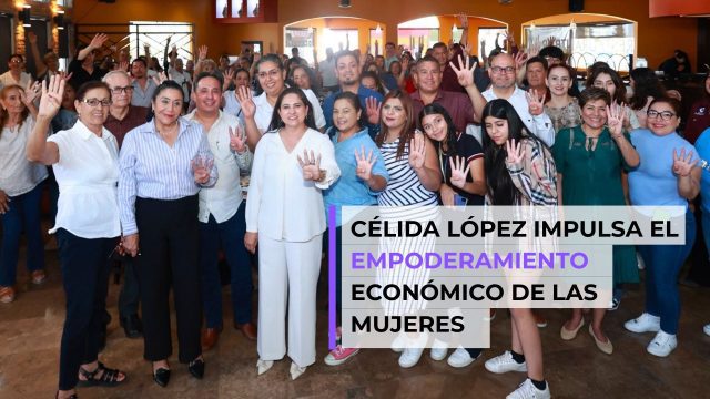 Célida López impulsa el empoderamiento económico de las mujeres