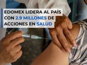 Edomex lidera al país con 2.9 millones de acciones en salud