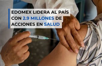 Edomex lidera al país con 2.9 millones de acciones en salud
