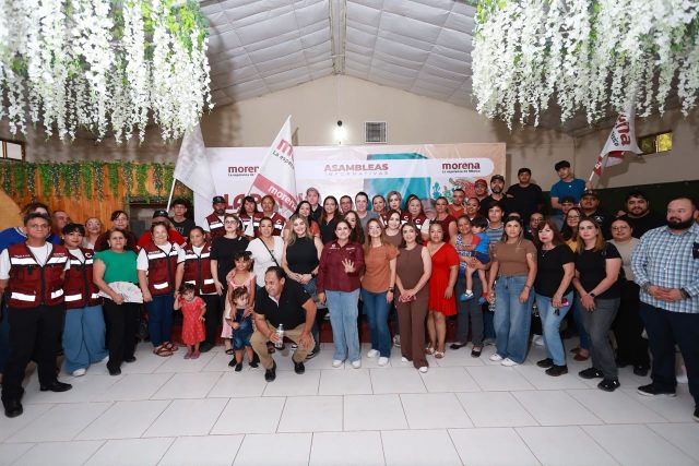 “Las transformaciones nacen del pueblo organizado”: Celida López encabeza asamblea informativa en Cananea