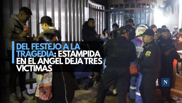Tres muertos por asfixia tras estampida en el Ángel