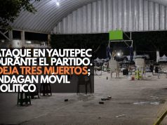 Ataque en Yautepec durante el partido. Deja tres muertos; indagan móvil político