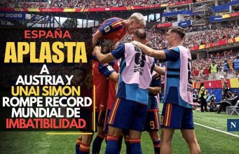 España aplasta a Austria y Unai Simón rompe récord mundial de imbatibilidad