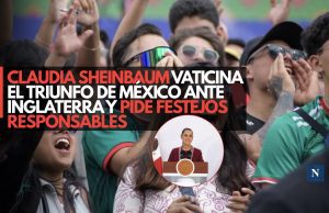 Claudia Sheinbaum vaticina el triunfo de México ante Inglaterra y pide festejos responsables