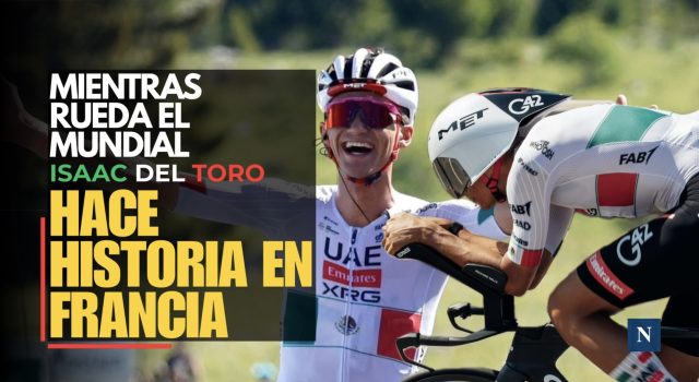 No todo es futbol: Isaac del Toro hace historia en el Tour de France