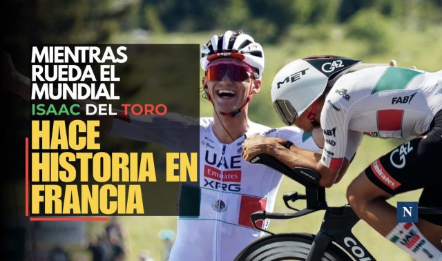 No todo es futbol: Isaac del Toro hace historia en el Tour de France