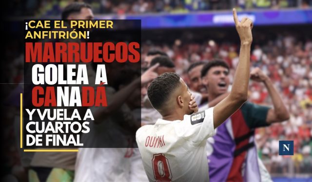 ¡Cae el primer anfitrión! Marruecos golea a Canadá y vuela a Cuartos de Final