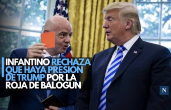 Infantino rechaza que haya presión de Trump por la roja de Balogun