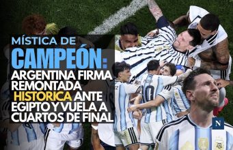 Mística de campeón: Argentina firma remontada histórica ante Egipto y vuela a Cuartos de Final