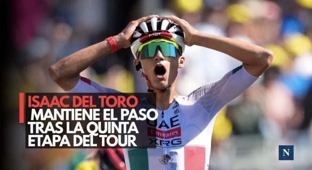 Así le fue a Isaac del Toro en la quinta etapa del Tour de Francia