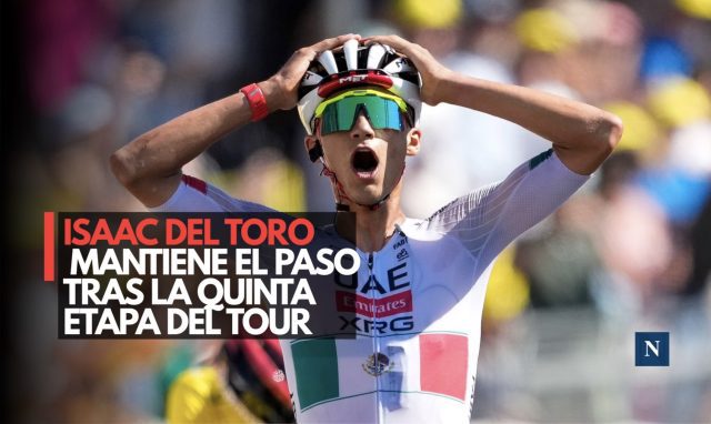 Así le fue a Isaac del Toro en la quinta etapa del Tour de Francia