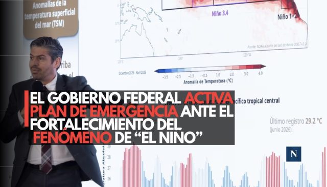 El Gobierno Federal activa plan de emergencia ante el fortalecimiento del fenómeno de “El Niño”