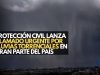 Protección Civil lanza llamado urgente por lluvias torrenciales en gran parte del país