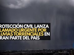 Protección Civil lanza llamado urgente por lluvias torrenciales en gran parte del país