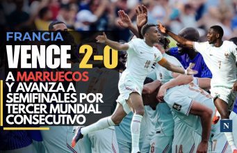 Francia vence 2-0 a Marruecos y avanza a Semifinales por tercer Mundial consecutivo