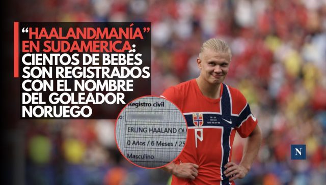 “Haalandmanía” en Sudamérica: Cientos de bebés son registrados con el nombre del goleador noruego