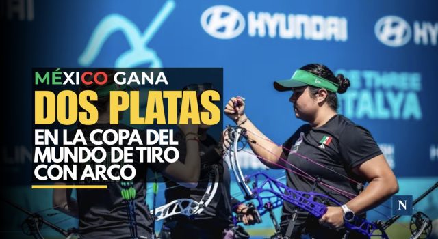 México brilla: gana dos platas en la Copa del Mundo de Tiro con Arco