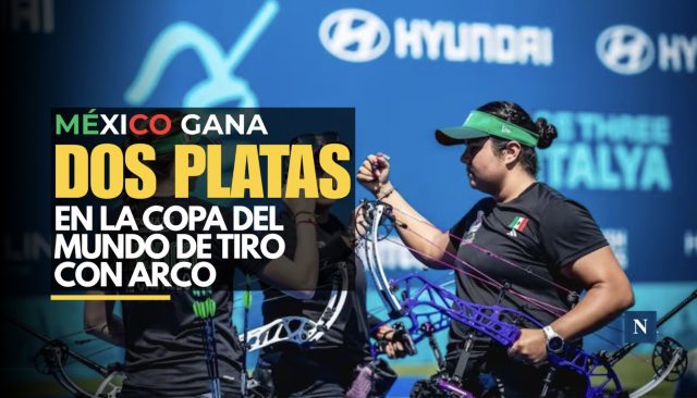 México brilla: gana dos platas en la Copa del Mundo de Tiro con Arco