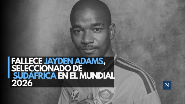 Luto en el fútbol mundial: Fallece Jayden Adams, seleccionado de Sudáfrica en el Mundial 2026