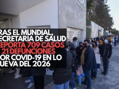 Tras el Mundial, Secretaría de Salud reporta 709 casos y 21 defunciones por COVID-19 en lo que va del 2026