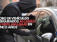 Robo de vehículos asegurados alcanza su nivel más bajo en cinco años