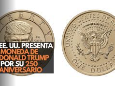 EE. UU. presenta moneda con Donald Trump por su 250 aniversario