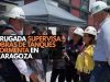 Brugada supervisa obras de tanques tormenta en Zaragoza