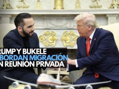 Trump y Bukele abordan migración en reunión privada