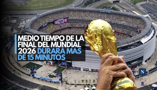 Medio tiempo de la final del Mundial 2026 durará más de 15 minutos
