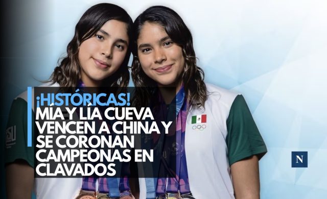 ¡Históricas! Mía y Lía Cueva vencen a China y se coronan campeonas en clavados