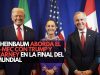 Sheinbaum aborda el T-MEC con Trump y Carney en la final del Mundial