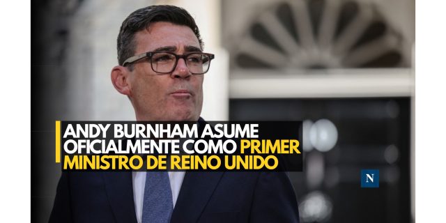 Andy Burnham asume oficialmente como Primer Ministro de Reino Unido