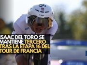 Isaac del Toro se mantiene tercero tras la etapa 16 del Tour de Francia