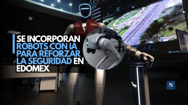 ¿RoboCop en Edomex? Se incorporan robots con IA para reforzar la seguridad