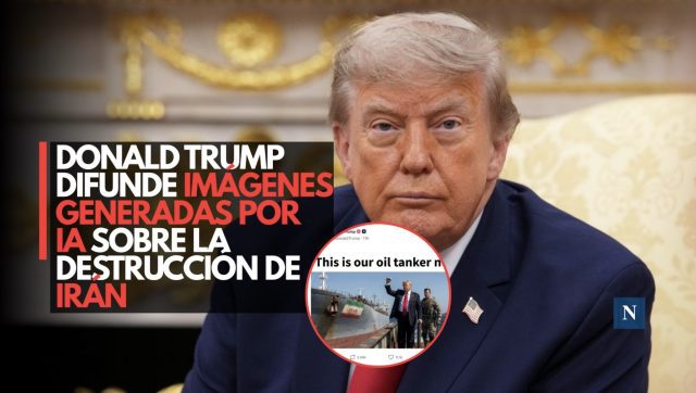 Donald Trump difunde imágenes generadas por IA sobre la destrucción de Irán