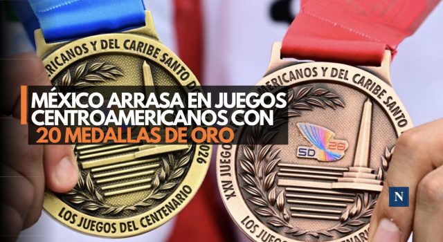 México arrasa en Juegos Centroamericanos con 20 medallas de oro