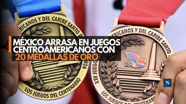 México arrasa en Juegos Centroamericanos con 20 medallas de oro