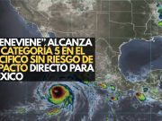 “Genevieve” alcanza la categoría 5 en el Pacífico sin riesgo de impacto directo para México