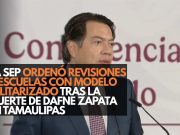 La SEP ordenó revisiones a escuelas con modelo militarizado tras la muerte de Dafne Zapata en Tamaulipas