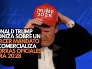 Donald Trump ironiza sobre un tercer mandato y comercializa gorras oficiales para 2028