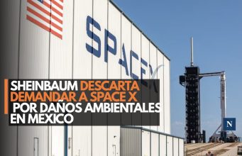 Sheinbaum descarta demandar a SpaceX por daños ambientales en México