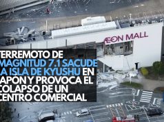 Terremoto de magnitud 7.1 sacude la isla de Kyushu en Japón y provoca el colapso de un centro comercial