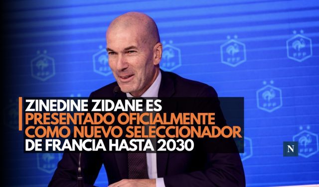 Zinedine Zidane es presentado oficialmente como nuevo seleccionador de Francia hasta 2030