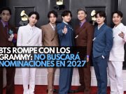 BTS rompe con los Grammy: no buscará nominaciones en 2027