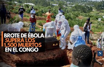 Brote de ébola supera los 1,500 muertos en el Congo