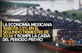La economía mexicana rebota 1.5% en el segundo trimestre de 2026 y rompe la caída del periodo previo