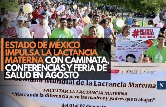 Estado de México impulsa la lactancia materna con caminata, conferencias y feria de salud en agosto